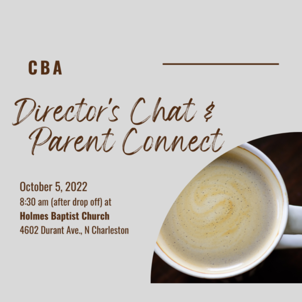 Director's Chat/Parent Connect @ Holmes Ave. Baptist Church on October 5