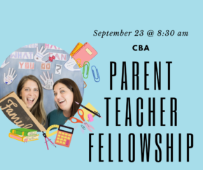 September 23: Parent Teacher Fellowship Meeting