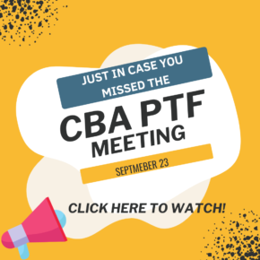 In case you missed it: Parent Teacher Fellowship Meeting 8/23/22