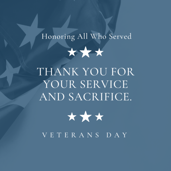 Thank You Veterans!