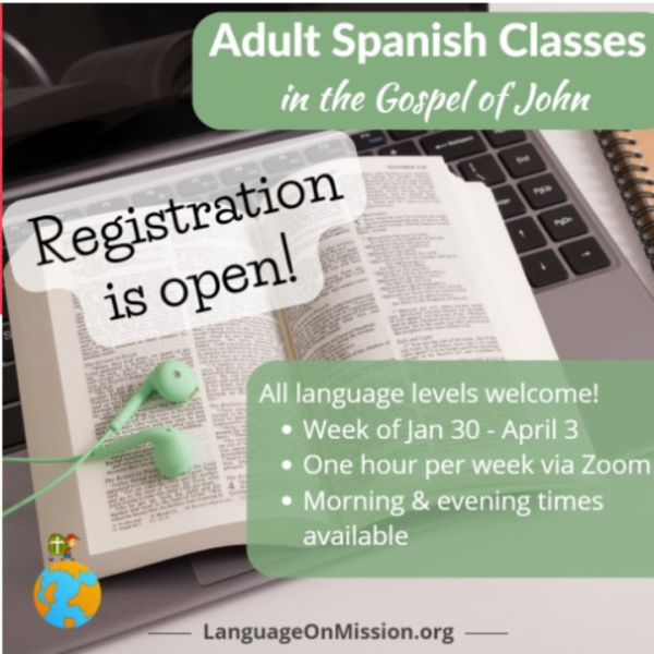 LOM: Registration is open for our adult Spanish classes!