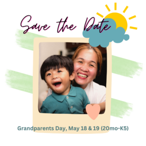May 18-19-Grandparents Day for 20mo-K5