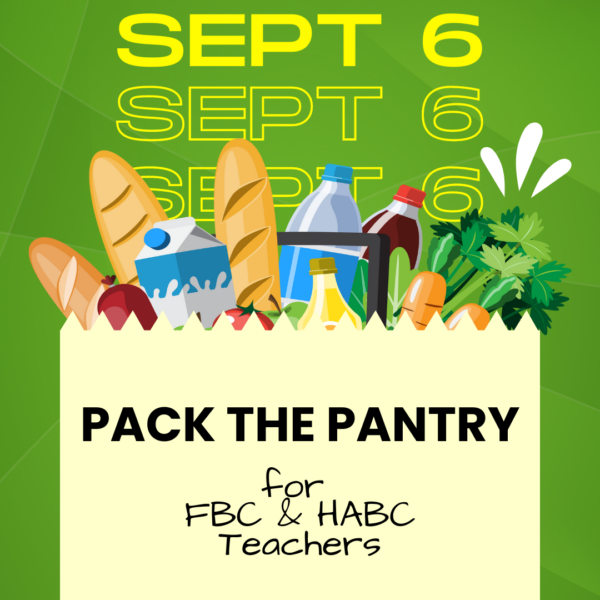 September 6: Pack the Pantry for FBC & HABC