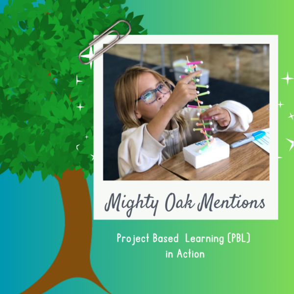 Mighty Oak Mentions: PBL in Action