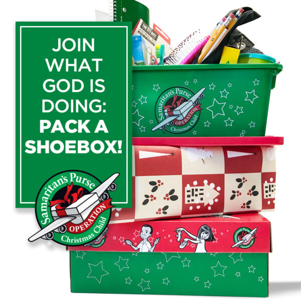 November 3-16 is Operation Christmas Child Shoebox Collection Week!