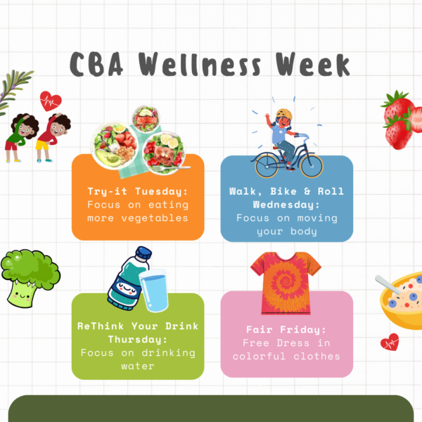 January 16-19: CBA Elementary Wellness Week