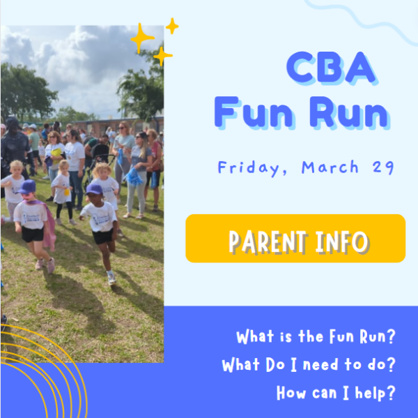 March 29: 3rd Annual CBA Fun Run