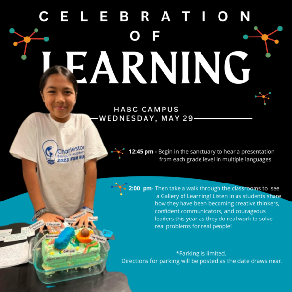 May 29: Celebration of Learning for Grades 1-7