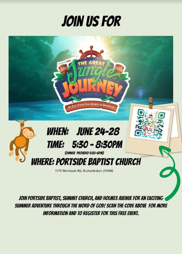 June 24-28: Join HABC, Portside Baptist & Summit Church for VBS at Portside Baptist Church